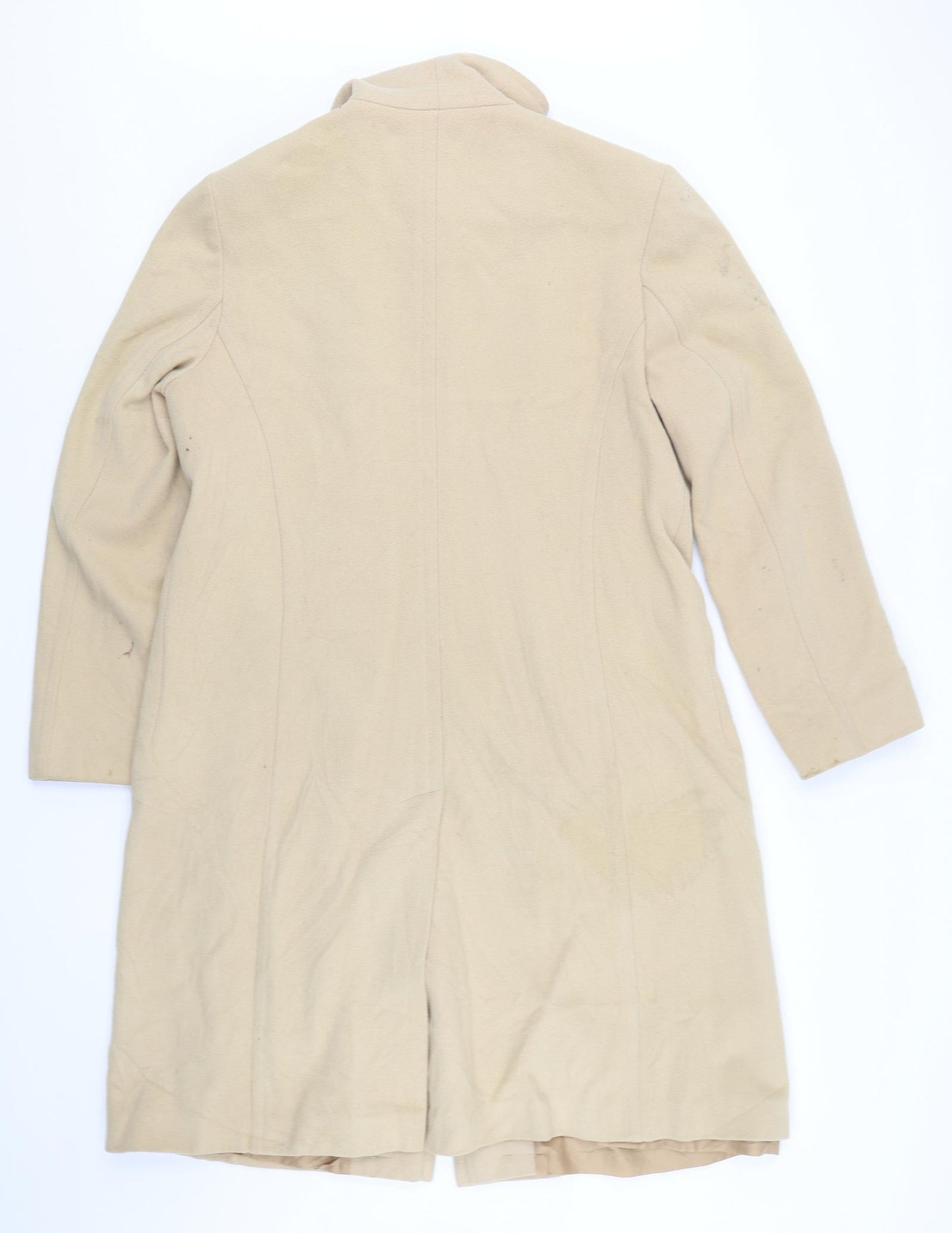Outer Layer Womens Beige   Overcoat Coat Size 18