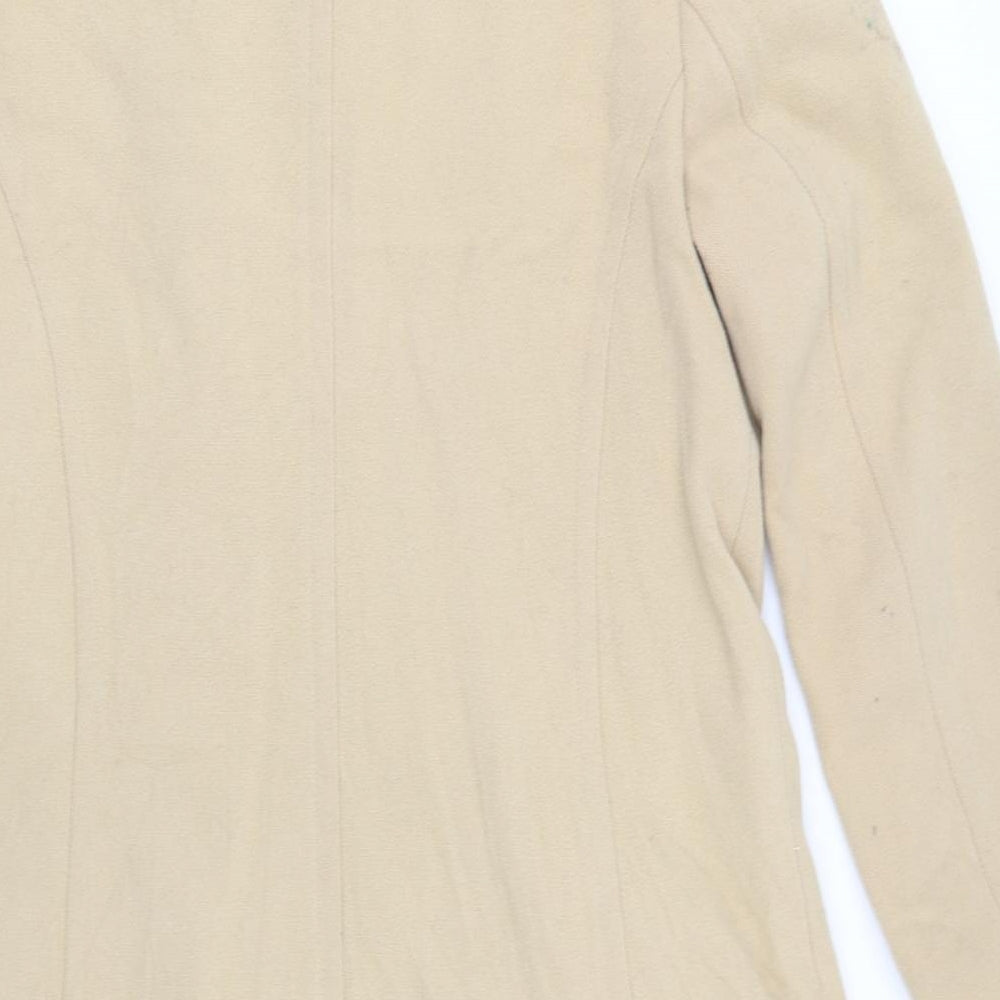 Outer Layer Womens Beige   Overcoat Coat Size 18