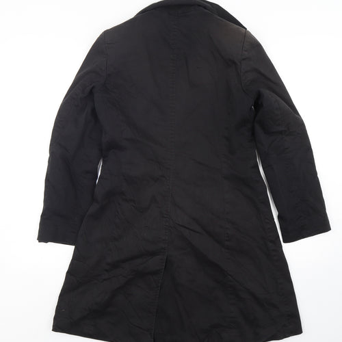 South Womens Black   Overcoat Coat Size 10