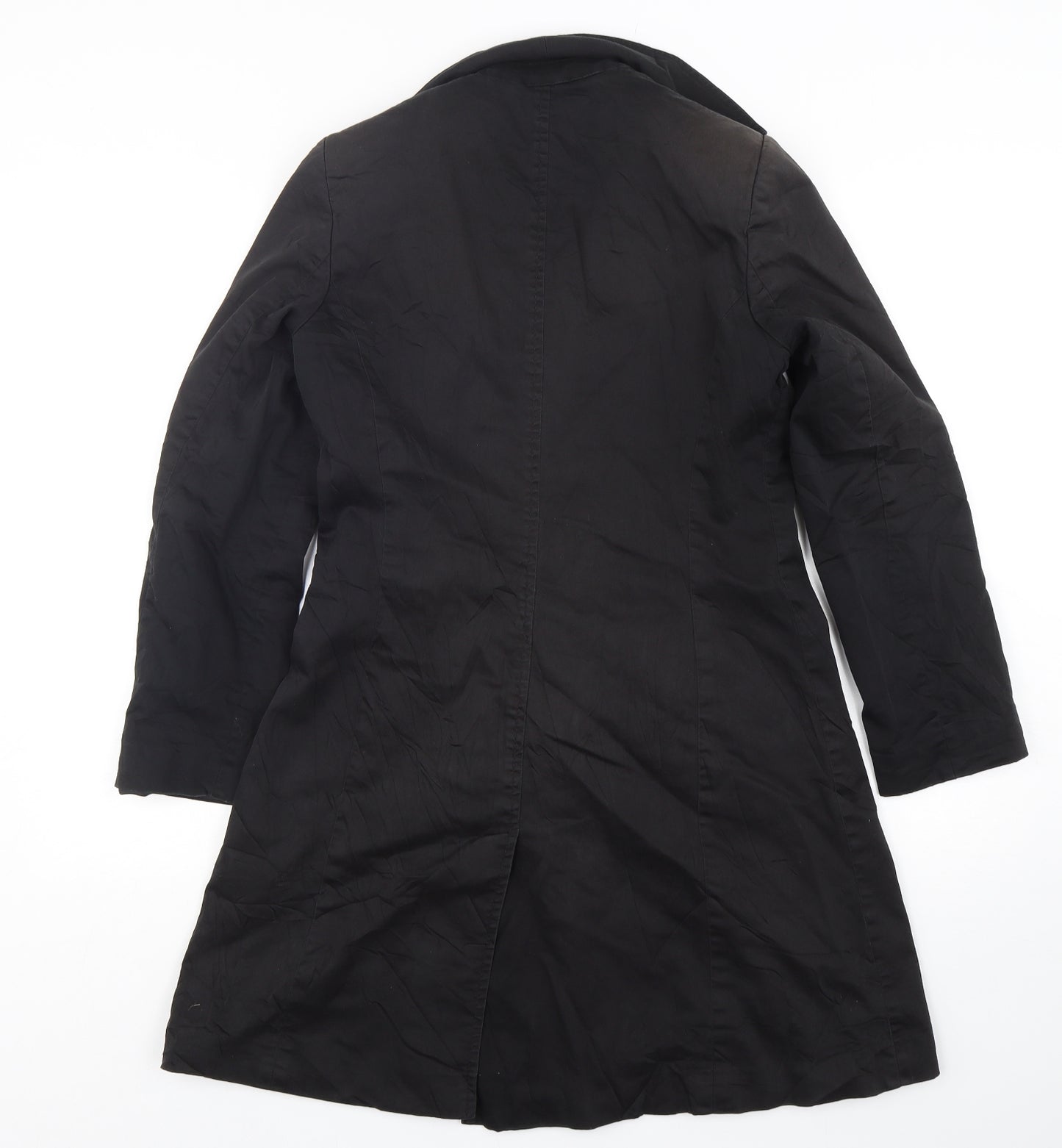 South Womens Black   Overcoat Coat Size 10