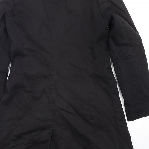 South Womens Black   Overcoat Coat Size 10