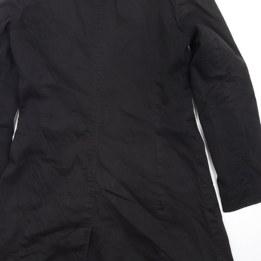 South Womens Black   Overcoat Coat Size 10