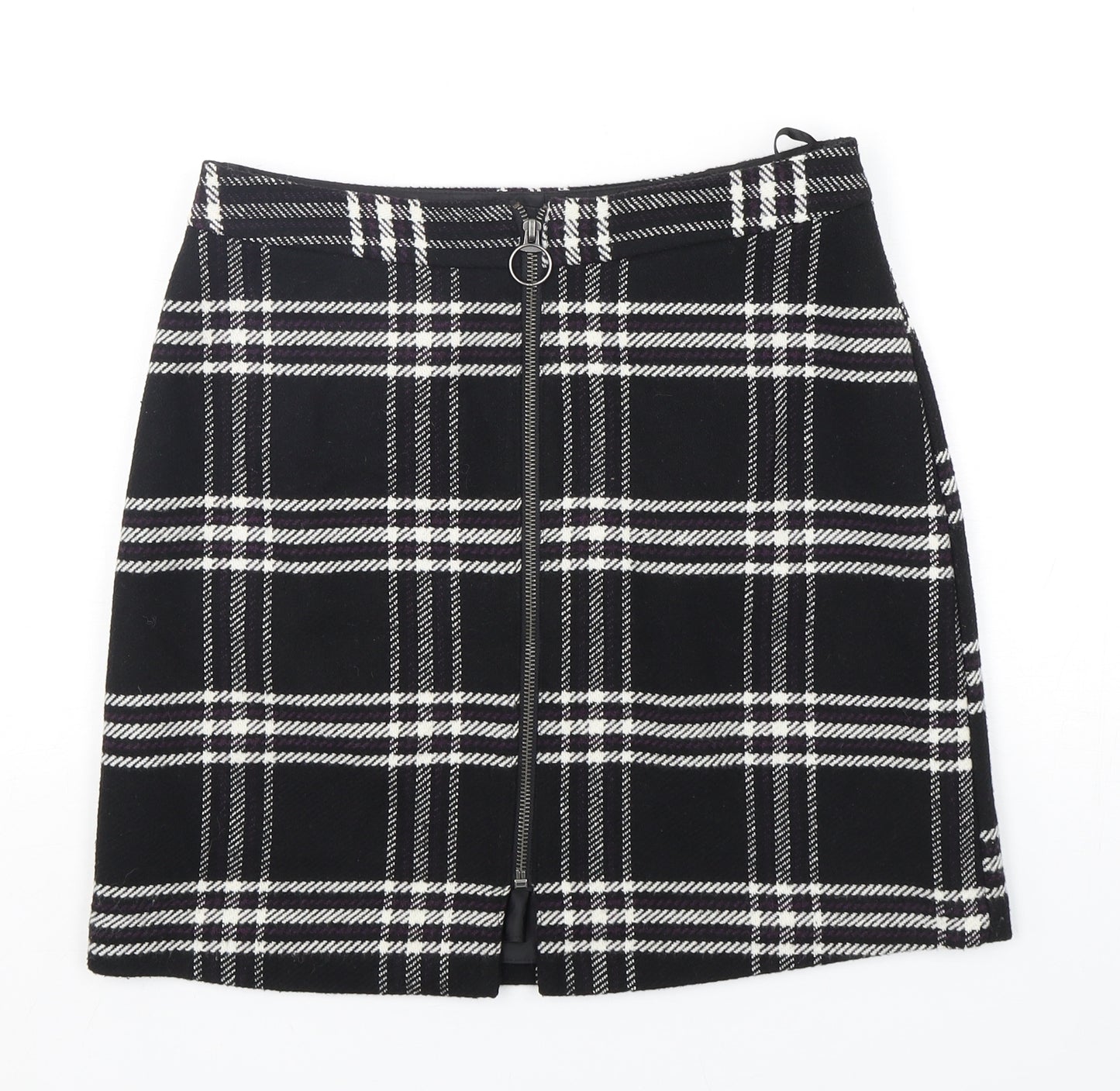 Papaya Womens Multicoloured Plaid Polyester Mini Skirt Size 10