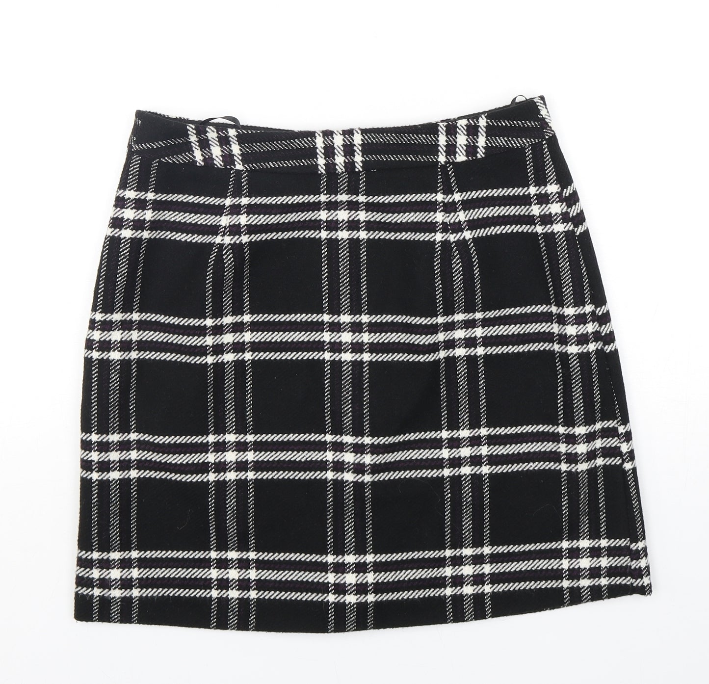 Papaya Womens Multicoloured Plaid Polyester Mini Skirt Size 10