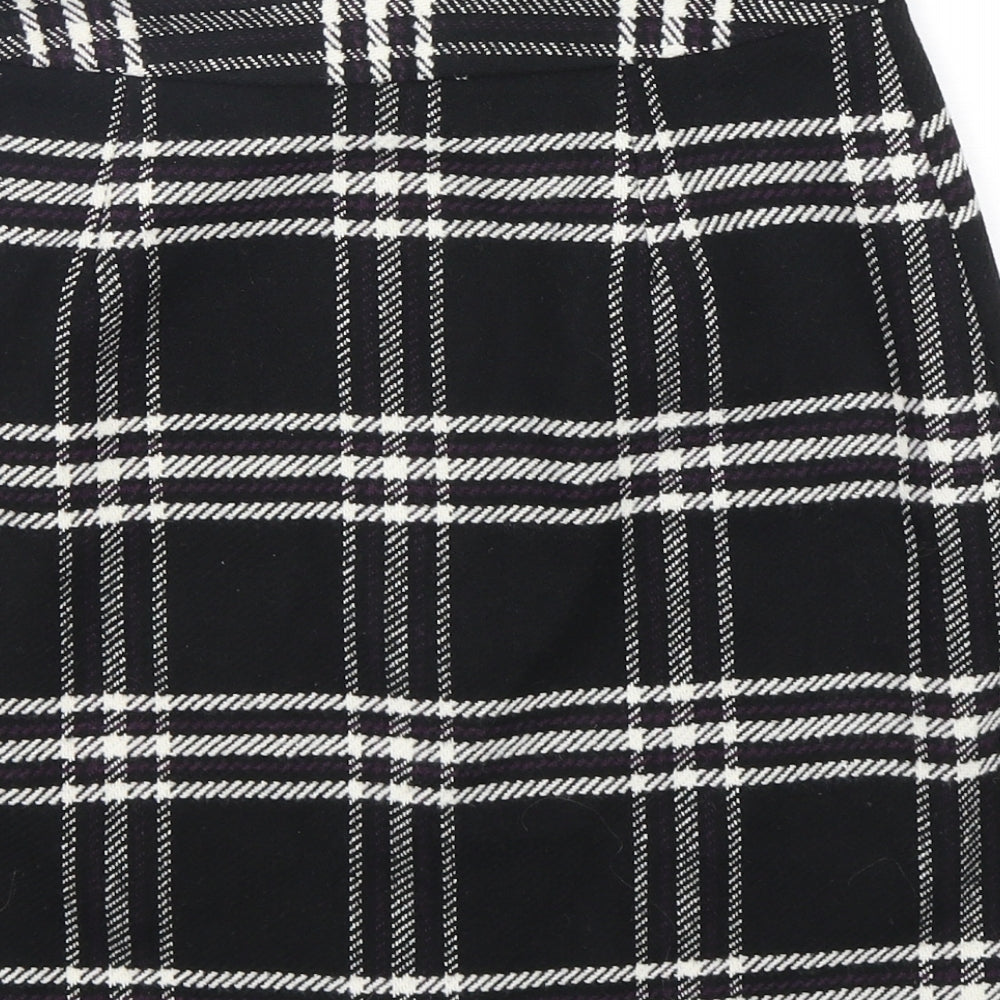 Papaya Womens Multicoloured Plaid Polyester Mini Skirt Size 10