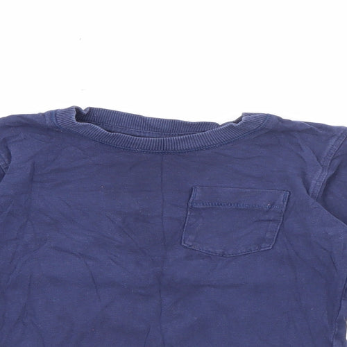 MNexty Baby Blue  Cotton Pullover T-Shirt Size 12-18 Months Crew Neck