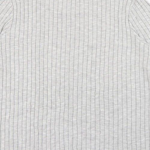ASOS Womens Grey Crew Neck  Viscose Pullover Jumper Size 12