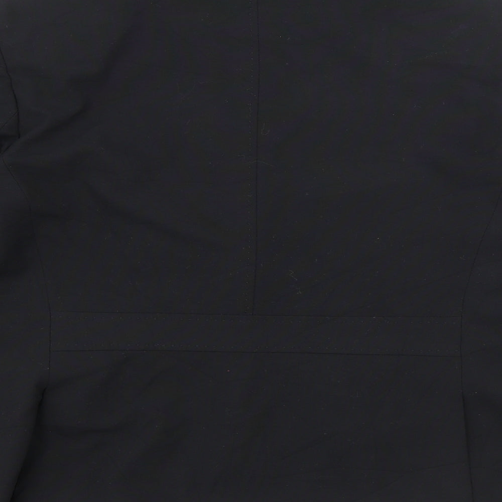 Marks and Spencer Womens Black  Cotton Jacket Blazer Size 14
