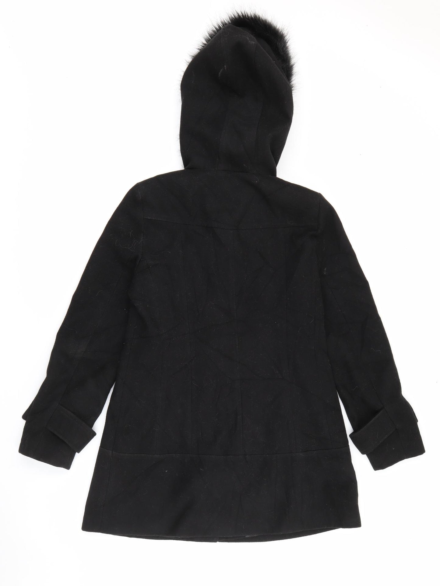 Miss Selfridge Womens Black   Jacket Coat Size 10  Button