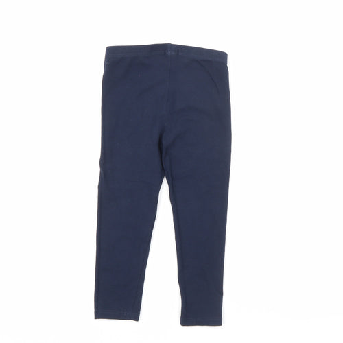 RTR Girls Blue  Cotton Pedal Pusher Trousers Size 5 Years  Regular