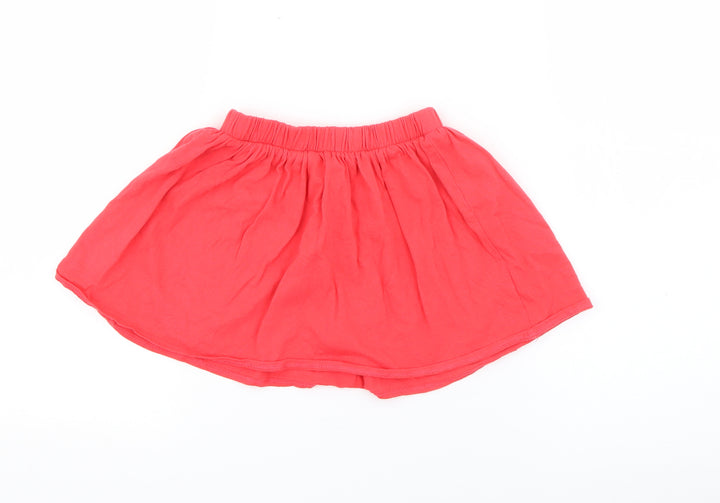 RTR Girls Red  Cotton Flare Skirt Size 4 Years  Regular