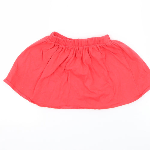 RTR Girls Red  Cotton Flare Skirt Size 4 Years  Regular