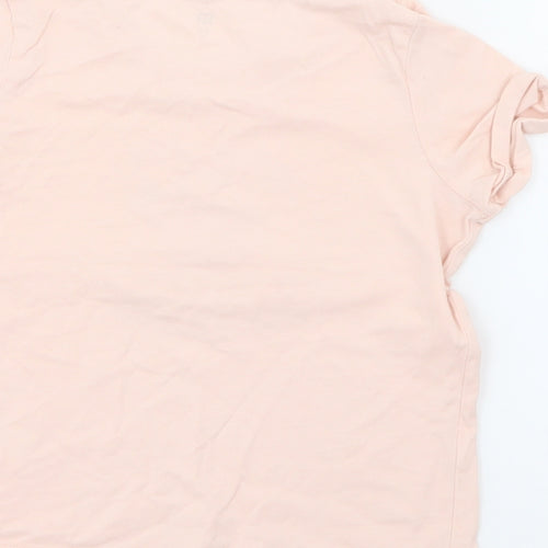 RTR Girls Pink  Cotton Pullover T-Shirt Size 5 Years Crew Neck  - Paris
