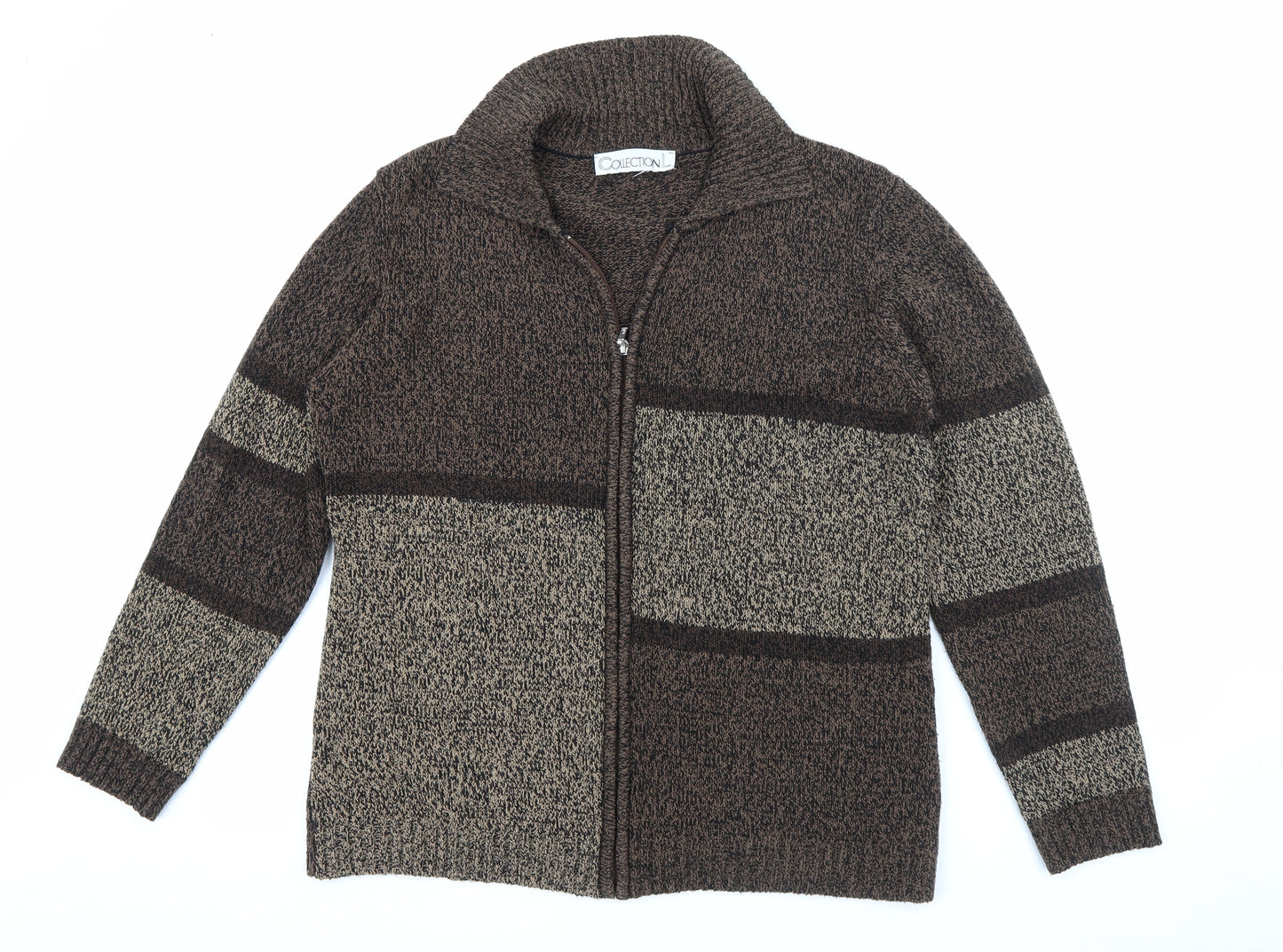 Collection Womens Brown   Jacket  Size L  Zip
