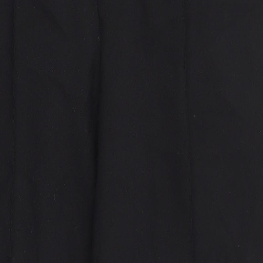 Damart Womens Black  Polyester Capri Trousers Size 18 L25.5 in Regular
