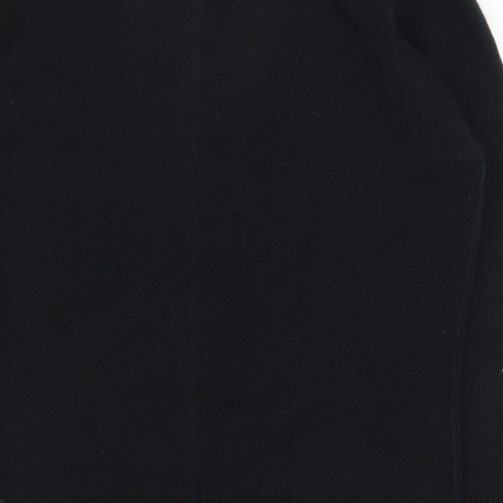 Mackays Womens Black Round Neck  Acrylic Cardigan Jumper Size S   - Snap closure