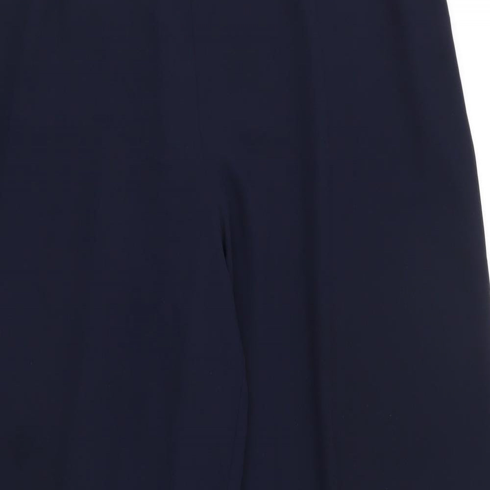 Jaques Vert Womens Blue  Polyester Trousers  Size 18 L28 in Regular Zip