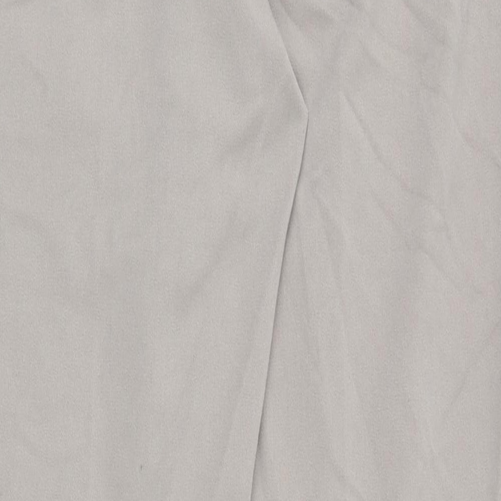 Peruzzi Mens Beige  Polyester Dress Pants Trousers Size 44 L31 in Regular Zip