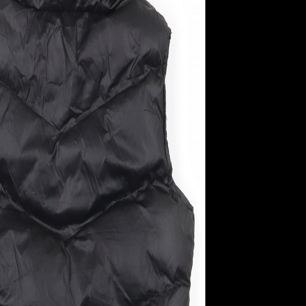 Beaue love Womens Black   Gilet Coat Size 8  Zip