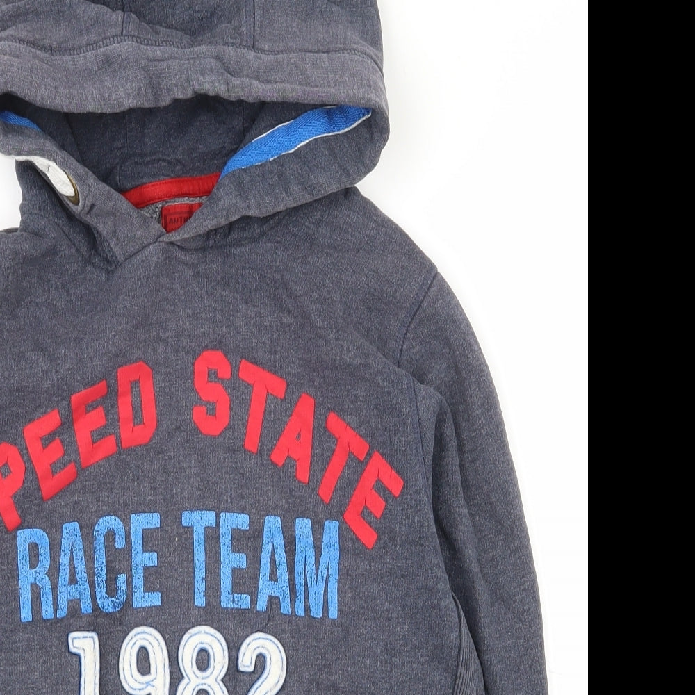 NEXT Boys Grey  Cotton Pullover Hoodie Size 11 Years  Pullover