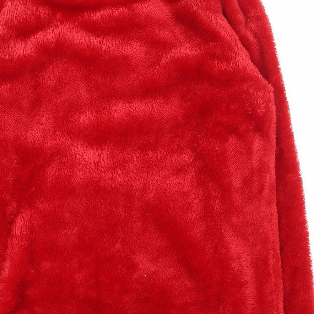 F&F Womens Red  Polyester Top Pyjama Top Size M   - Lounge jumper