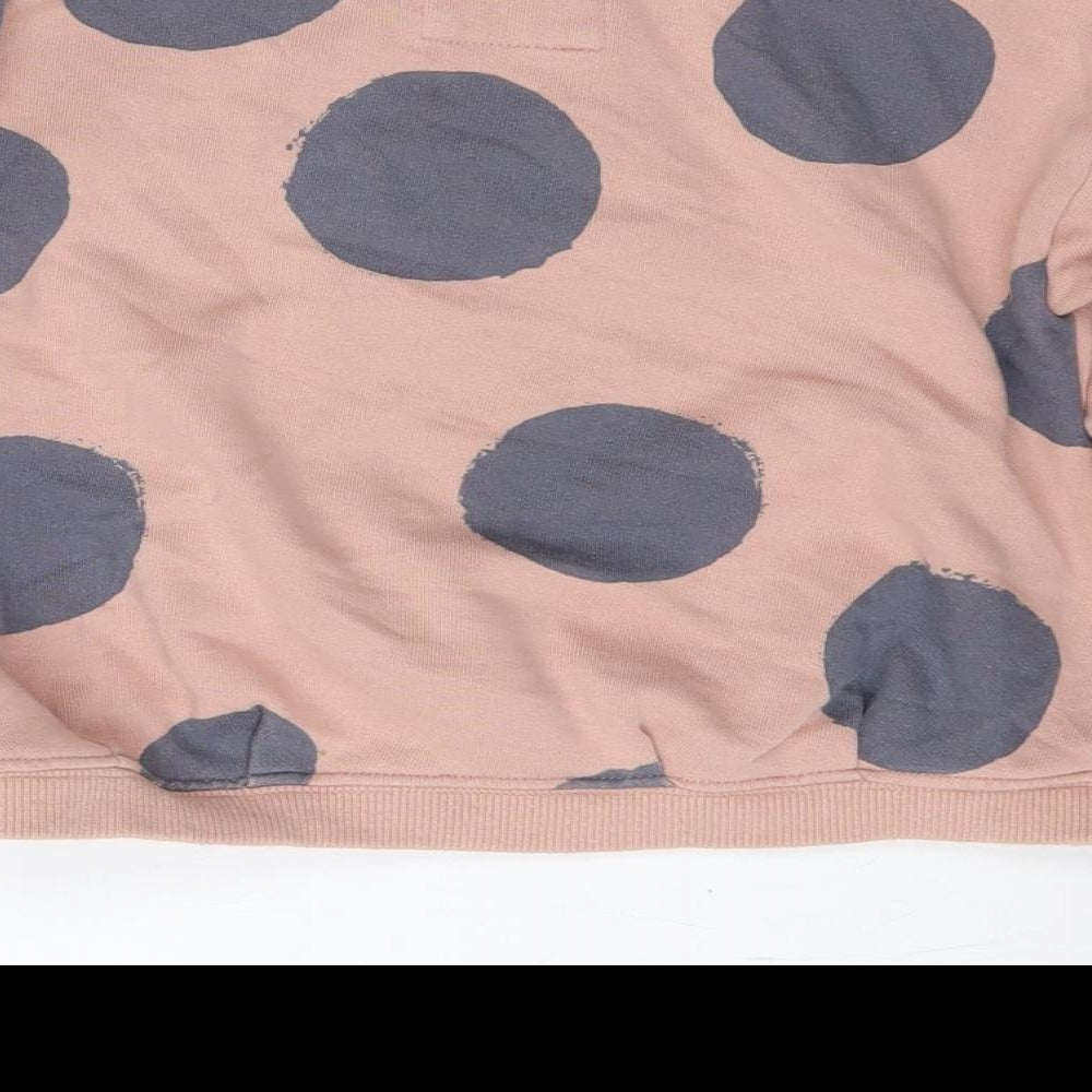 NEXT Girls Pink  Cotton Pullover Sweatshirt Size 3 Years