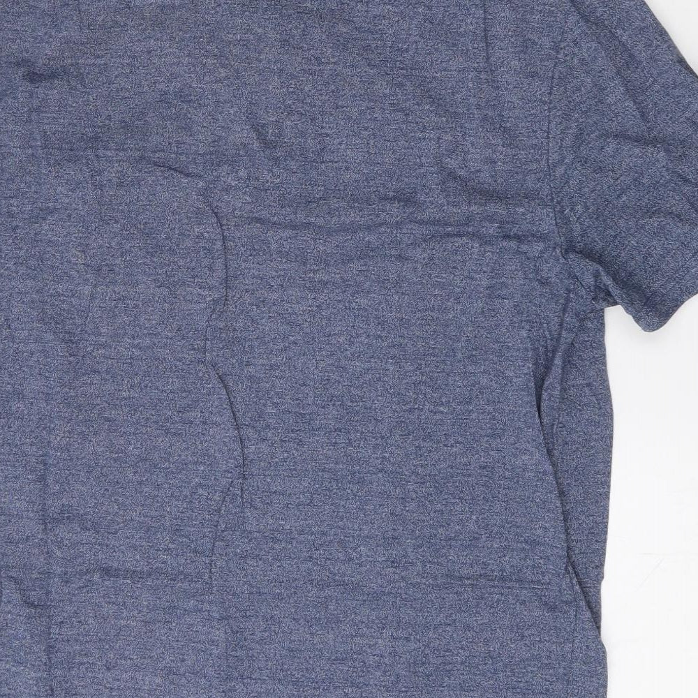 Twisted Soul Mens Blue  Cotton  Button-Up Size XL Collared