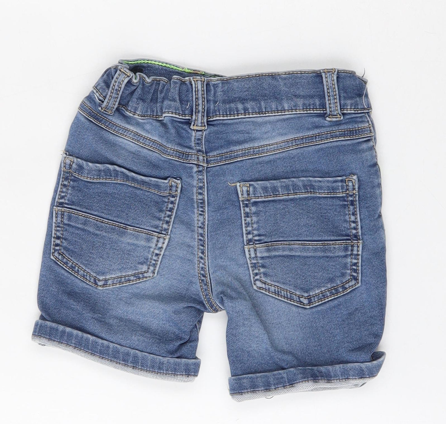 F&F Boys Blue  Cotton Bermuda Shorts Size 2-3 Years  Regular