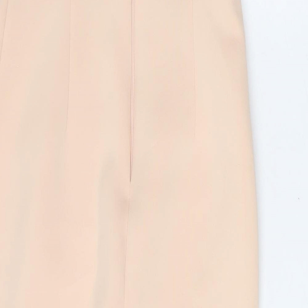 ASOS Womens Pink  Polyester Fit & Flare  Size 8  V-Neck