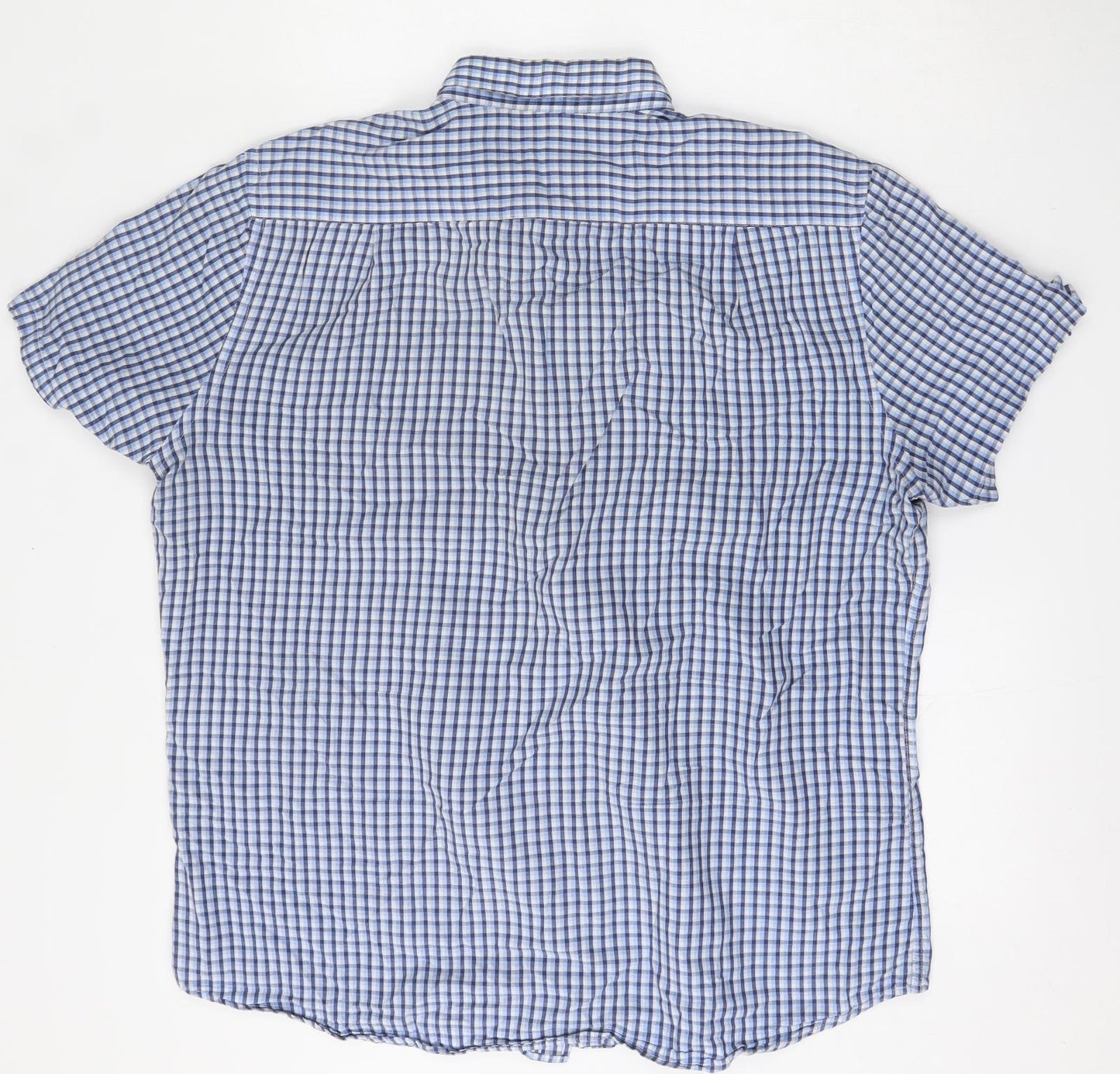 George Mens Multicoloured Check Cotton  Button-Up Size XL Collared Button