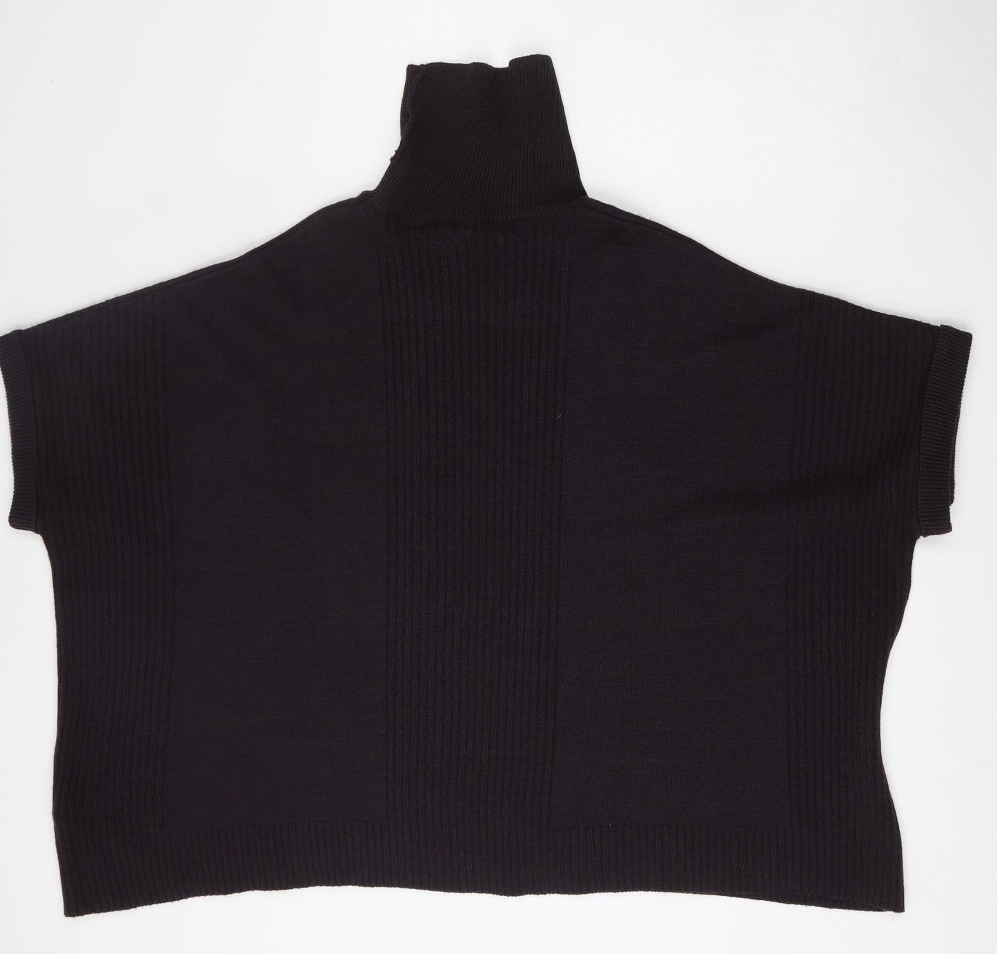 Debenhams Womens Brown High Neck  Acrylic Pullover Jumper Size 12