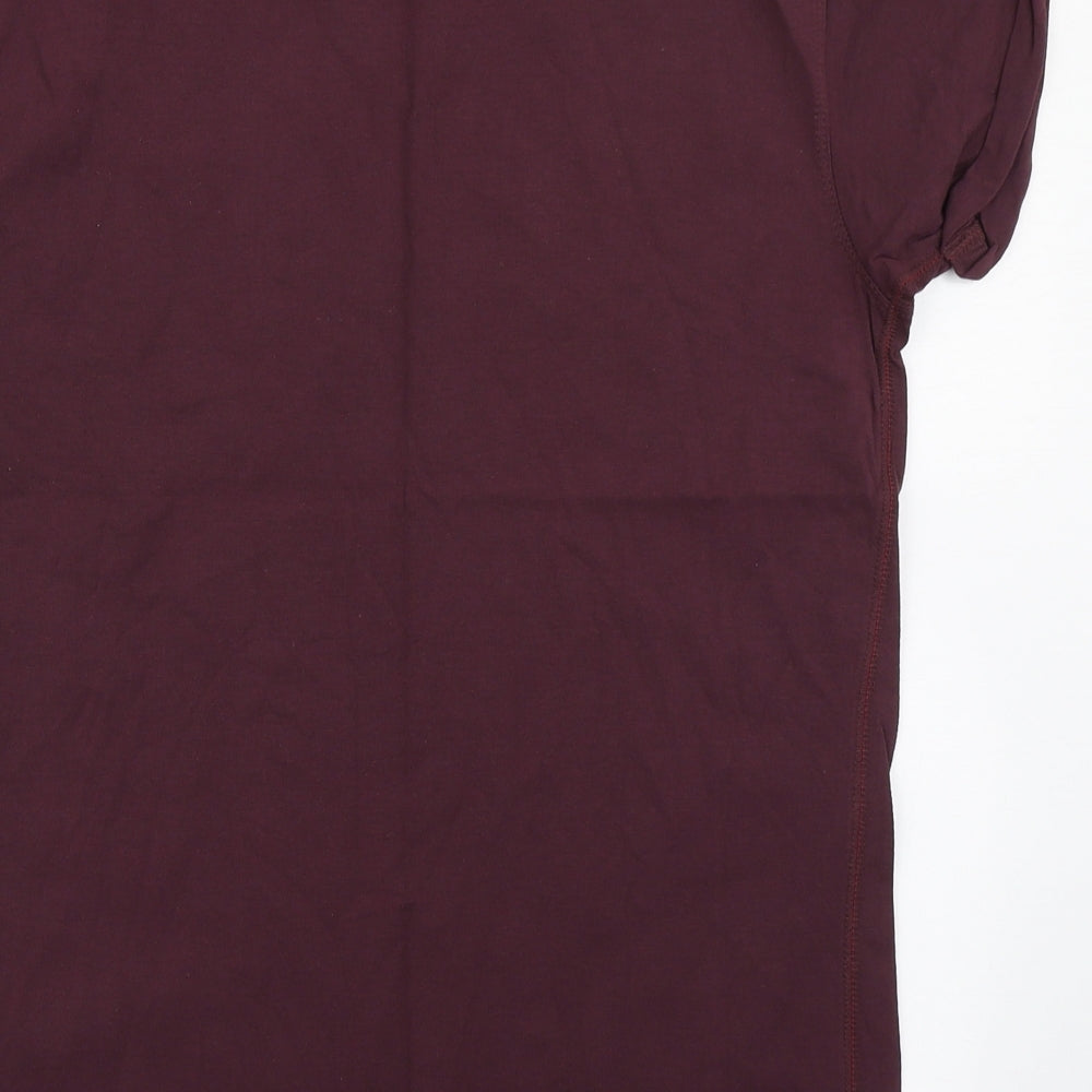 NEXT Mens Red  Cotton  T-Shirt Size M Round Neck