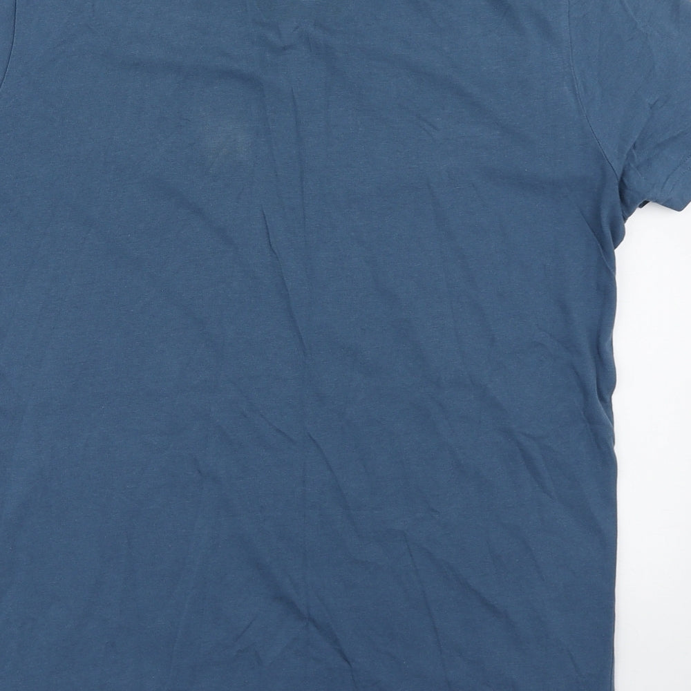 G-Star Raw Mens Blue  Cotton  T-Shirt Size M Round Neck