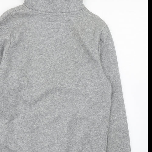 Converse Boys Grey  Cotton Pullover Hoodie Size 12-13 Years  Pullover