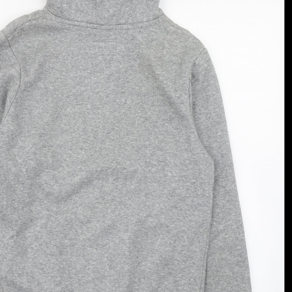 Converse Boys Grey  Cotton Pullover Hoodie Size 12-13 Years  Pullover