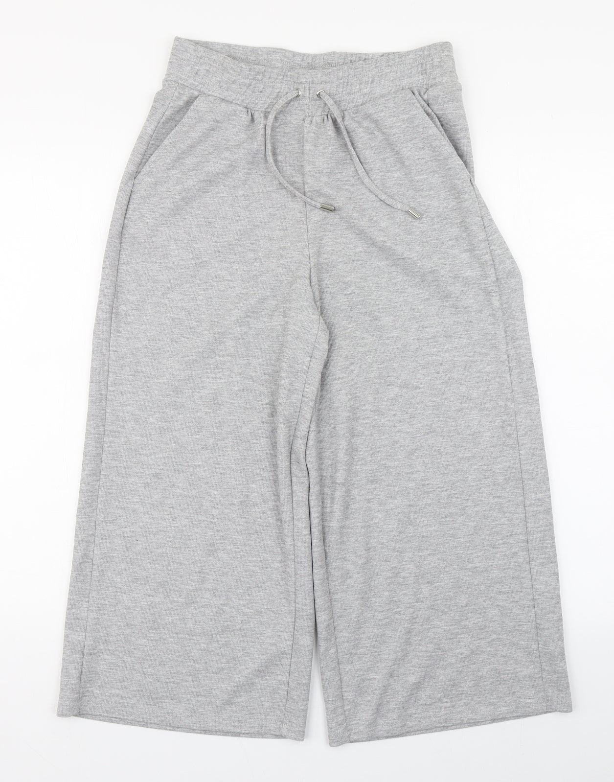 Primark Womens Grey  Polyester Jogger Trousers Size XS L21 in Regular