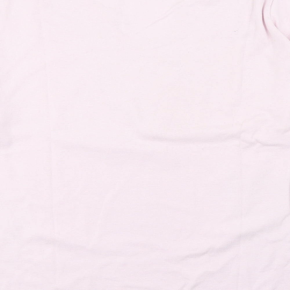 Changes Womens Pink  Cotton Basic Blouse Size 18 V-Neck