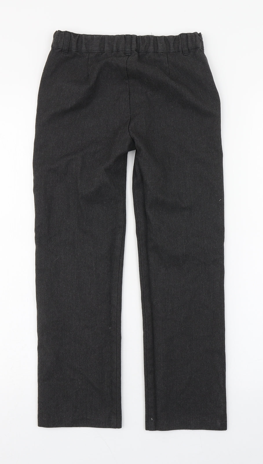 F&F Boys Grey  Polyester Chino Trousers Size 8-9 Years  Regular Zip