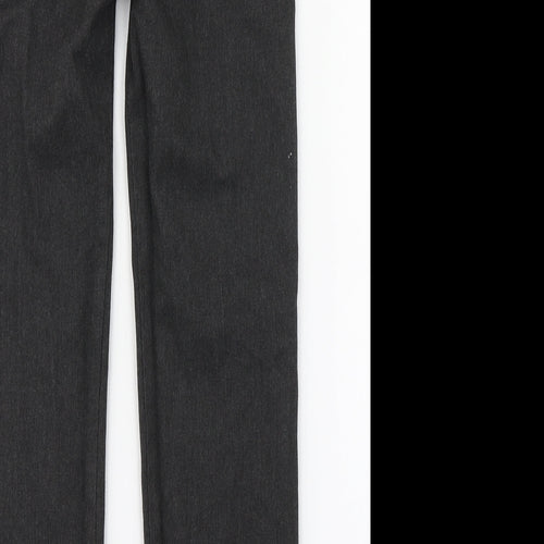 F&F Boys Grey  Polyester Chino Trousers Size 8-9 Years  Regular Zip