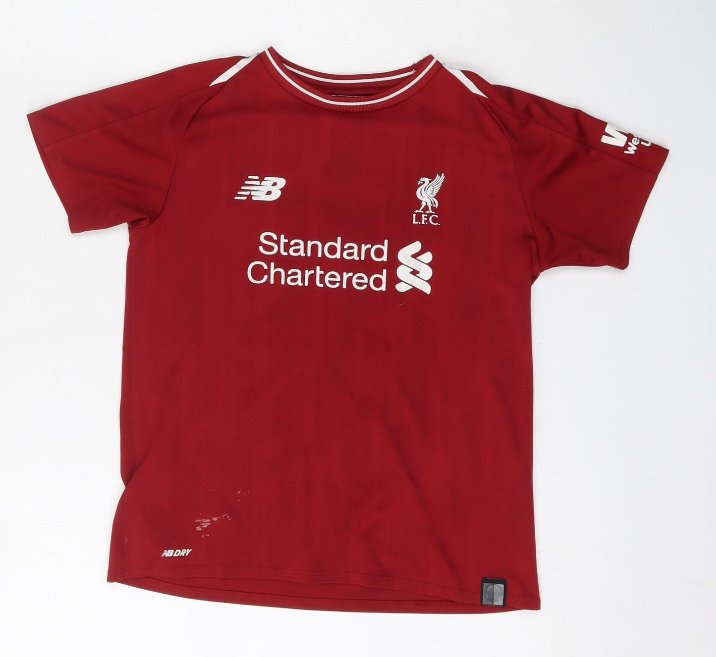 Liverpool FC Boys Red  Polyester Basic T-Shirt Size 6 Years Round Neck  - Salah 11