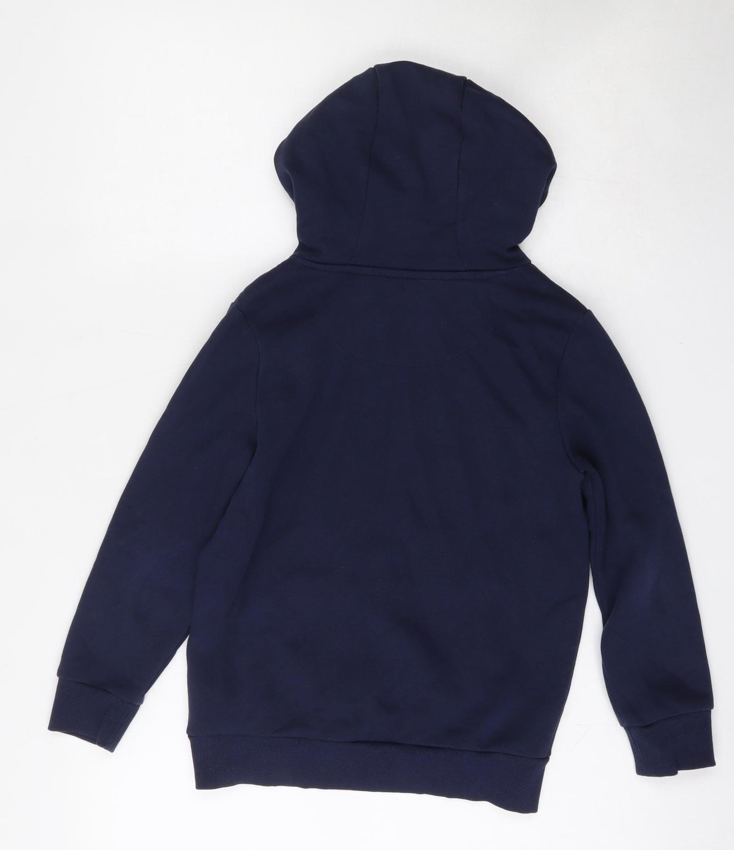 F&F Boys Blue  Cotton Pullover Hoodie Size 7 Years