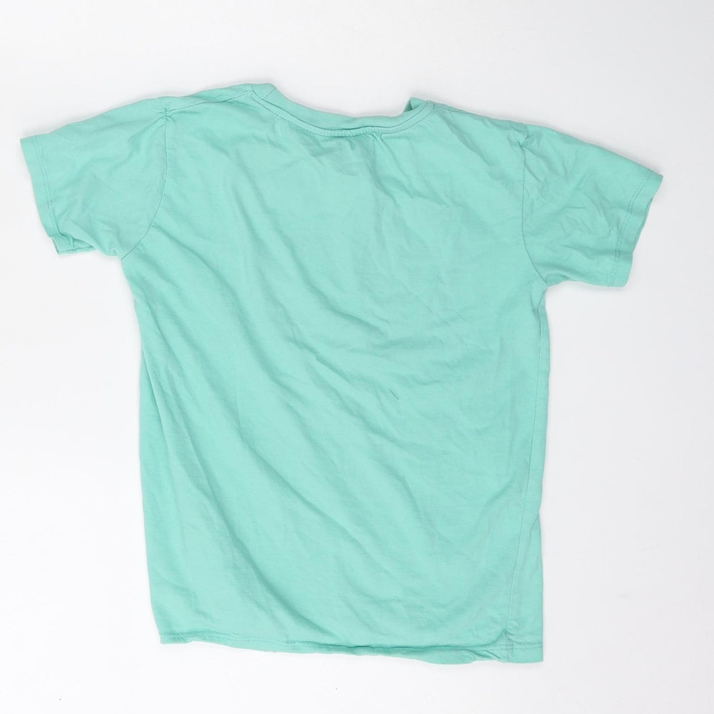 Tommy Hilfiger Boys Green   Basic T-Shirt Size 11 Years Round Neck  - Tommy Jeans