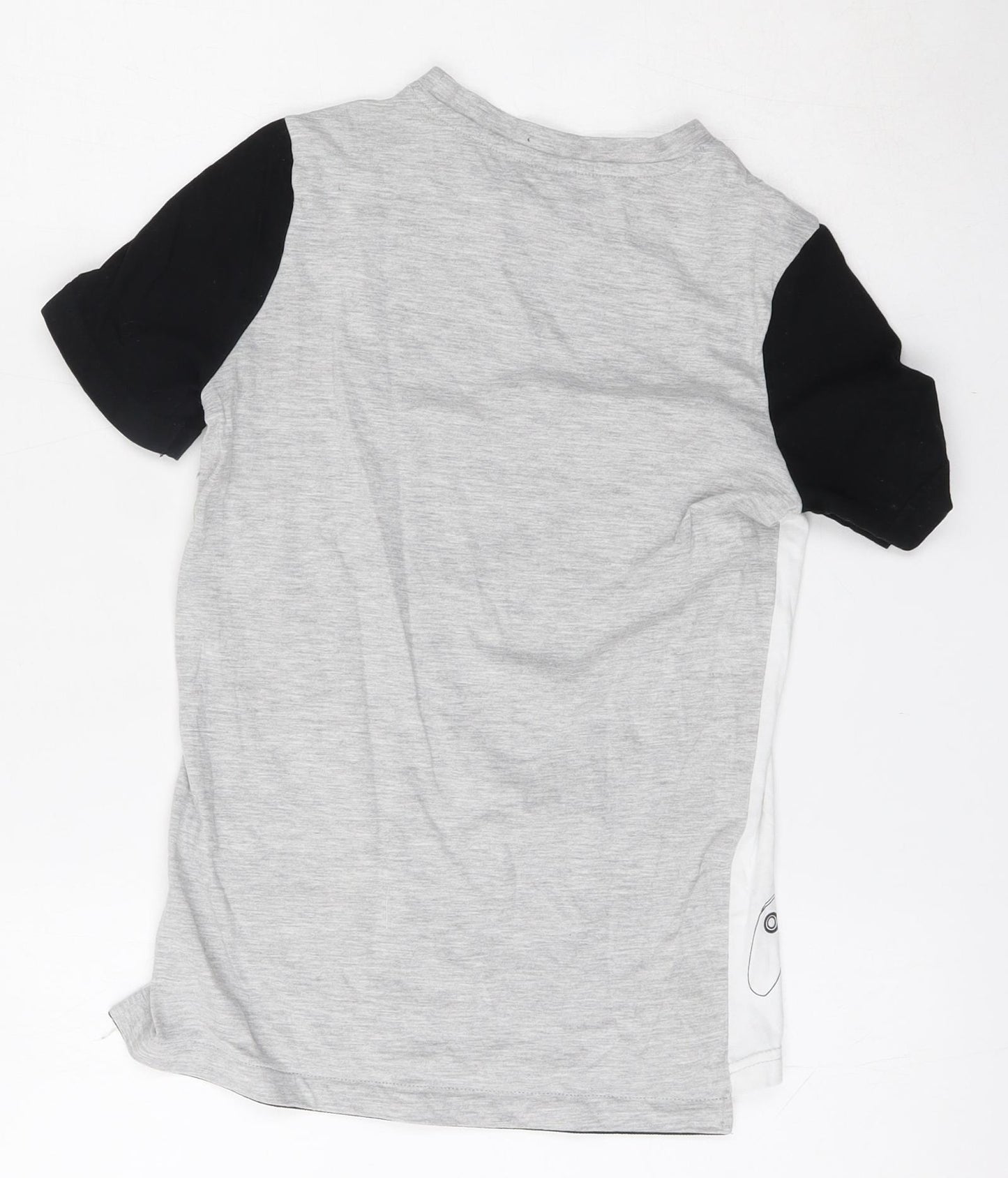 Xbox Boys Grey  Cotton Basic T-Shirt Size 8-9 Years Round Neck