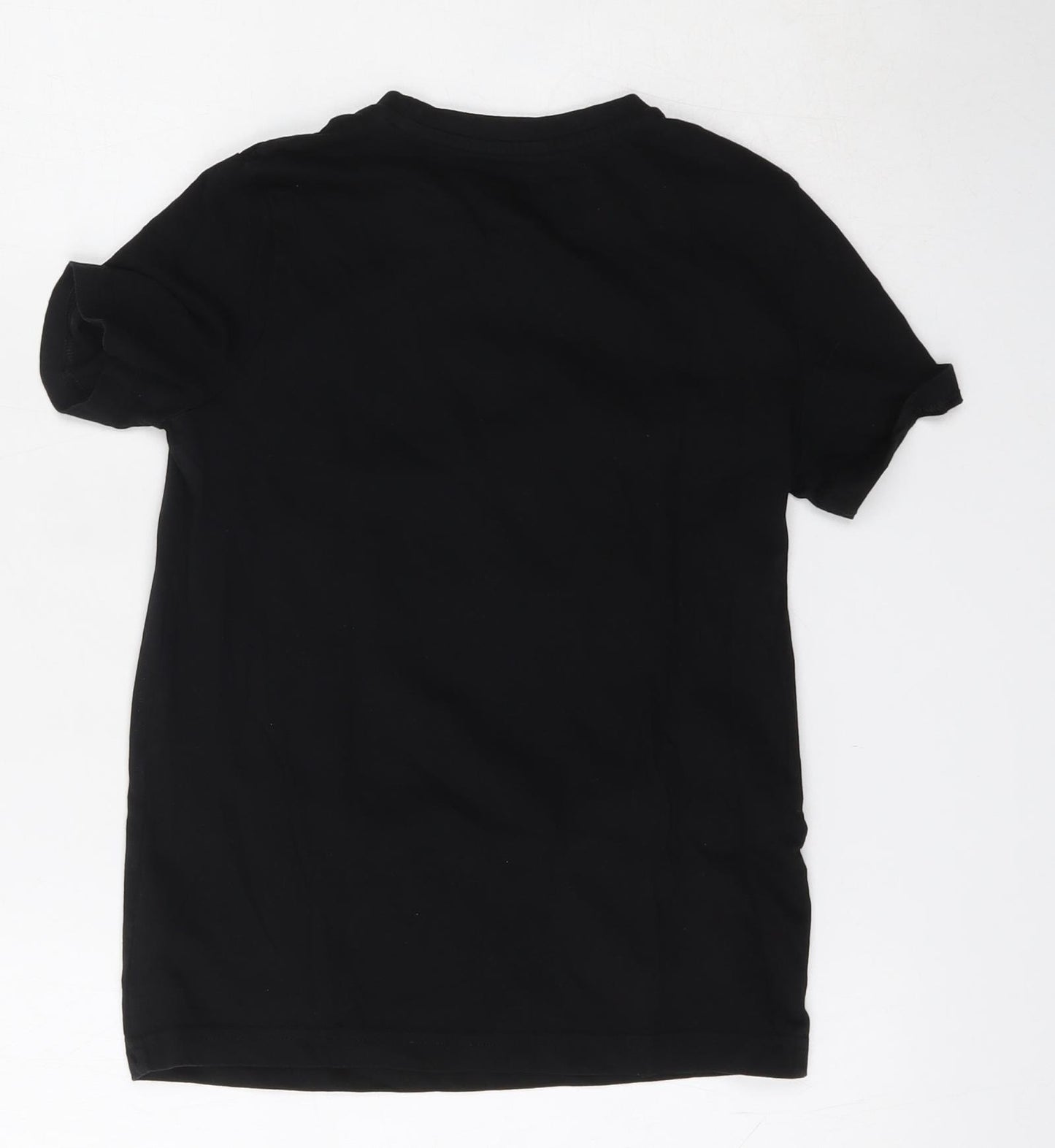 Illumination Boys Black  Cotton Basic T-Shirt Size 8-9 Years Round Neck  - Minions