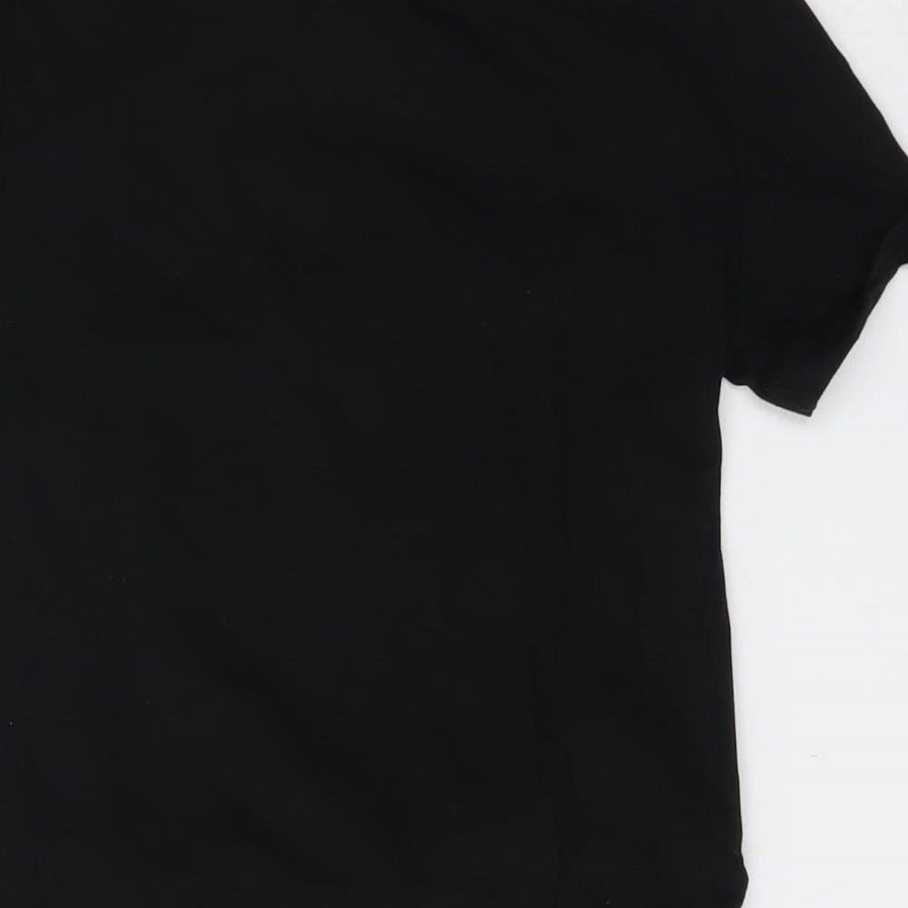 Illumination Boys Black  Cotton Basic T-Shirt Size 8-9 Years Round Neck  - Minions