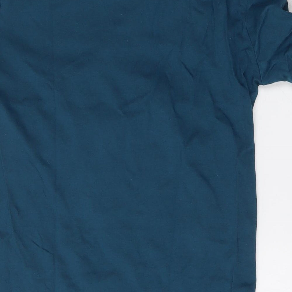 NEXT Boys Blue  Cotton Basic T-Shirt Size 8 Years Round Neck  - Gaming