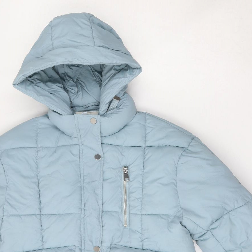 George Girls Blue   Puffer Jacket Jacket Size 13-14 Years