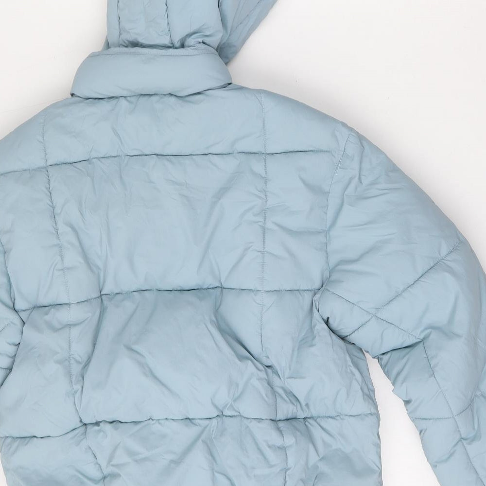George Girls Blue   Puffer Jacket Jacket Size 13-14 Years