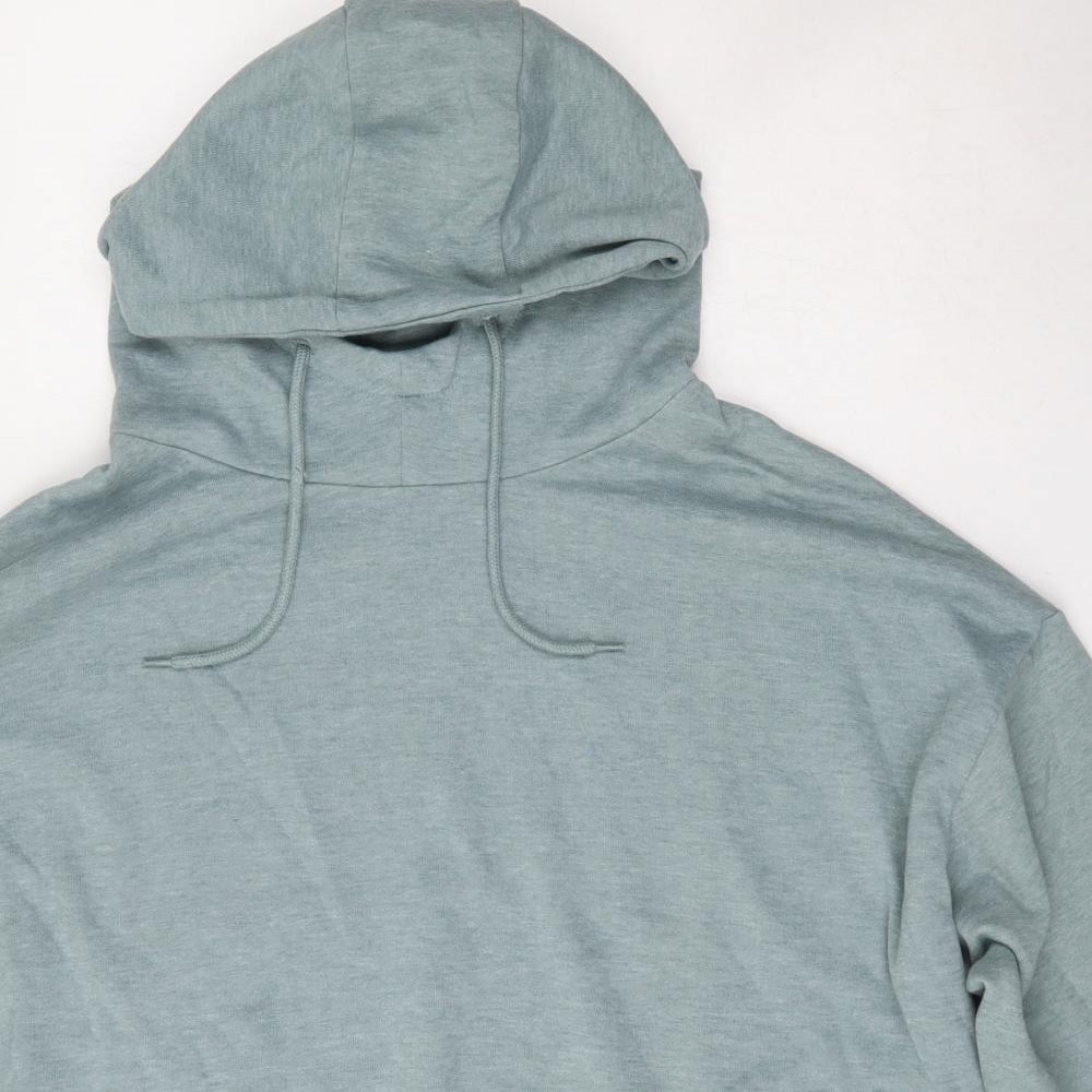 Dunnes Stores Womens Green  Polyester Pullover Hoodie Size XL