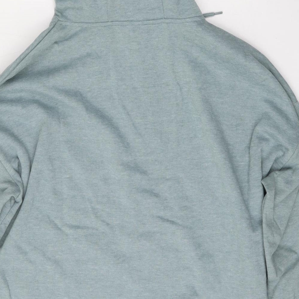 Dunnes Stores Womens Green  Polyester Pullover Hoodie Size XL